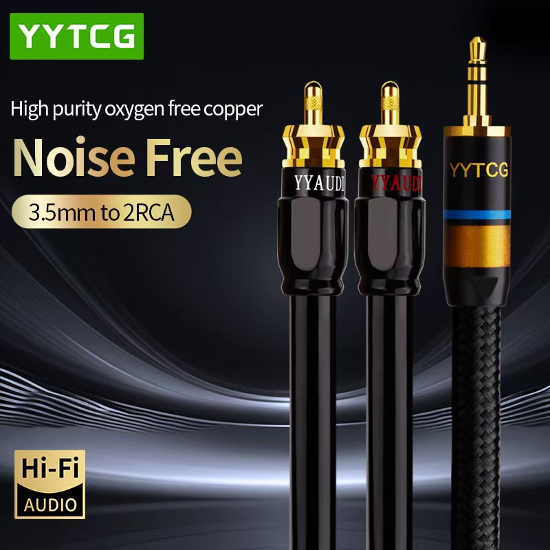 Home Improvement Dvd - YYTCG كابل RCA HiFi ستيريو 3.5