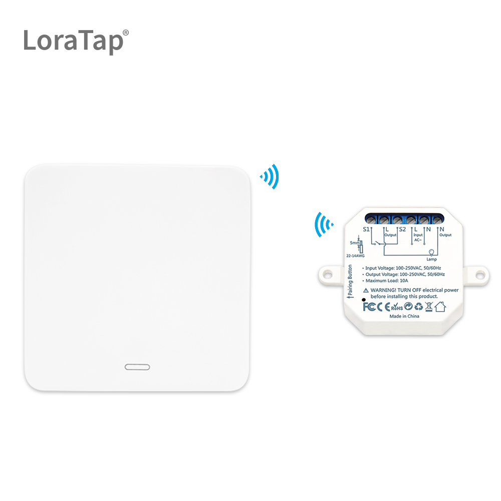Home Improvement Years - LoraTap-مفتاح الجدار اللاسلكي RF 433 مع