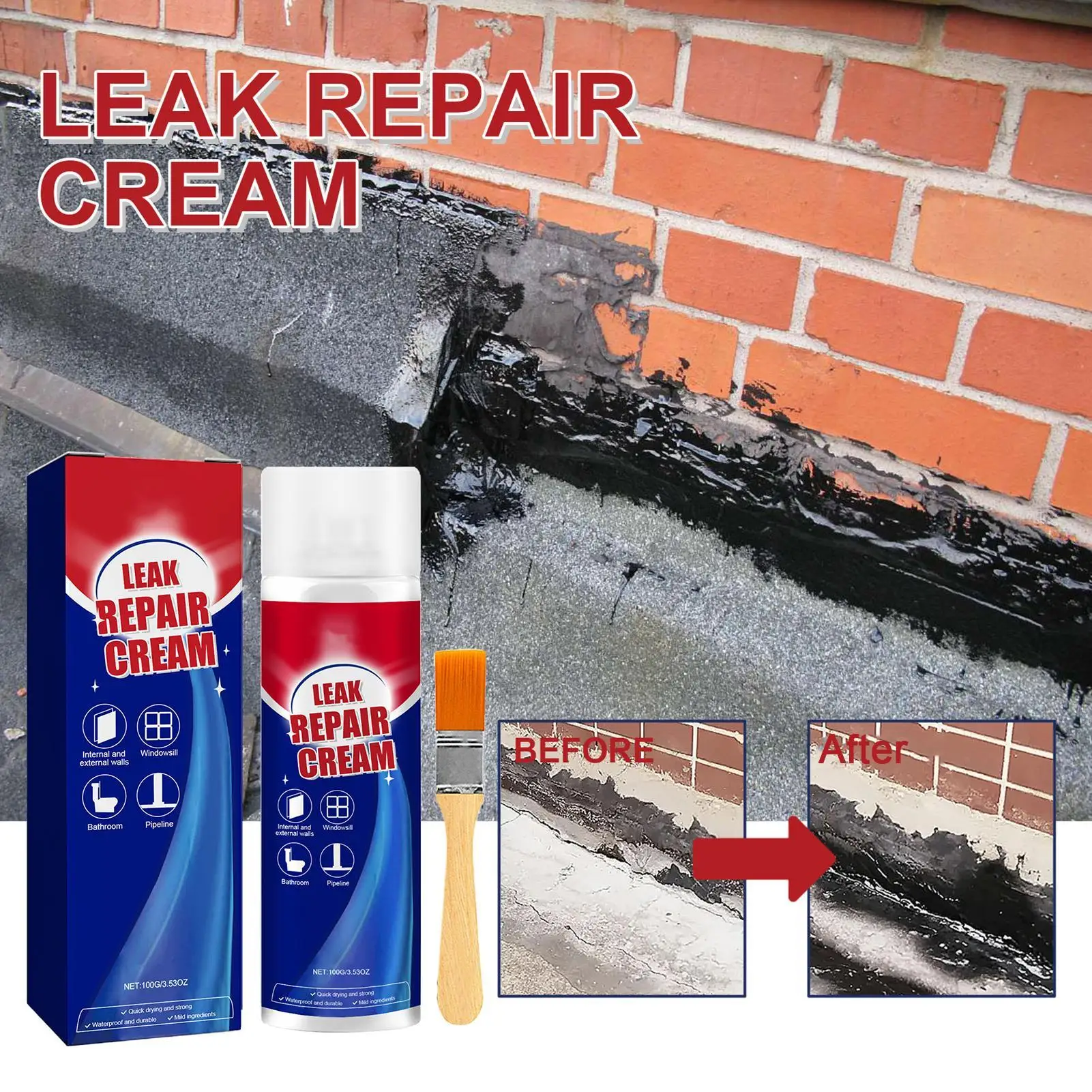 Roof Sealant Patch - بخاخ إصلاح التسريبات المقاوم للماء، مانع
