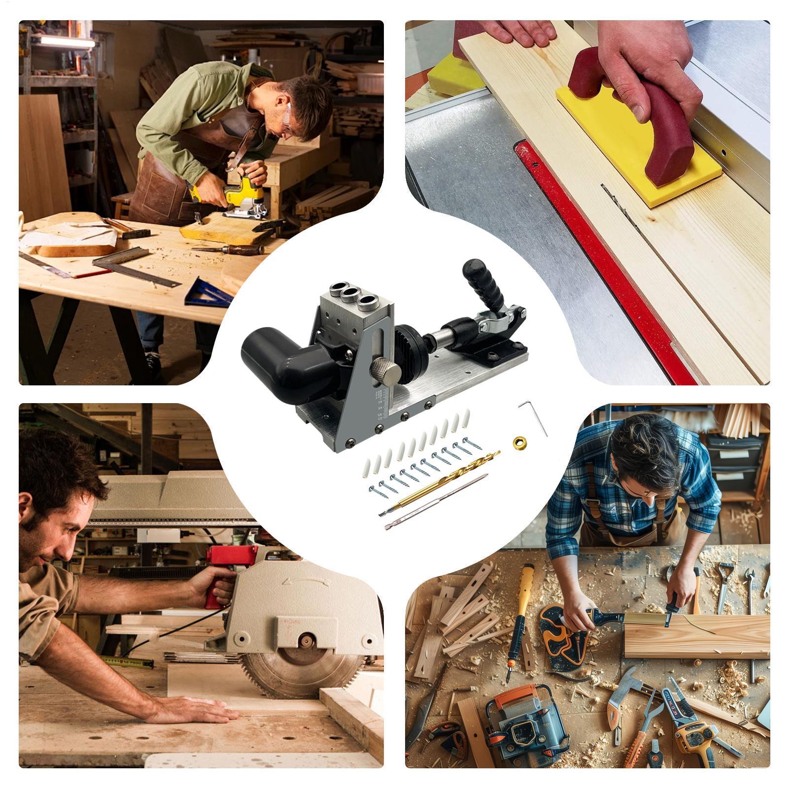 دليل الحفر النجارة ثقب محدد ال - مراجعة Home Improvement Guide وسعره