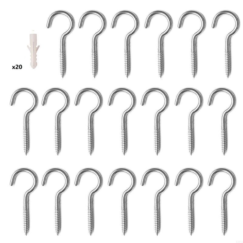 X9FA 20 قطعة خطافات سقف معدنية - مراجعة Deck Screw Stainless وسعره