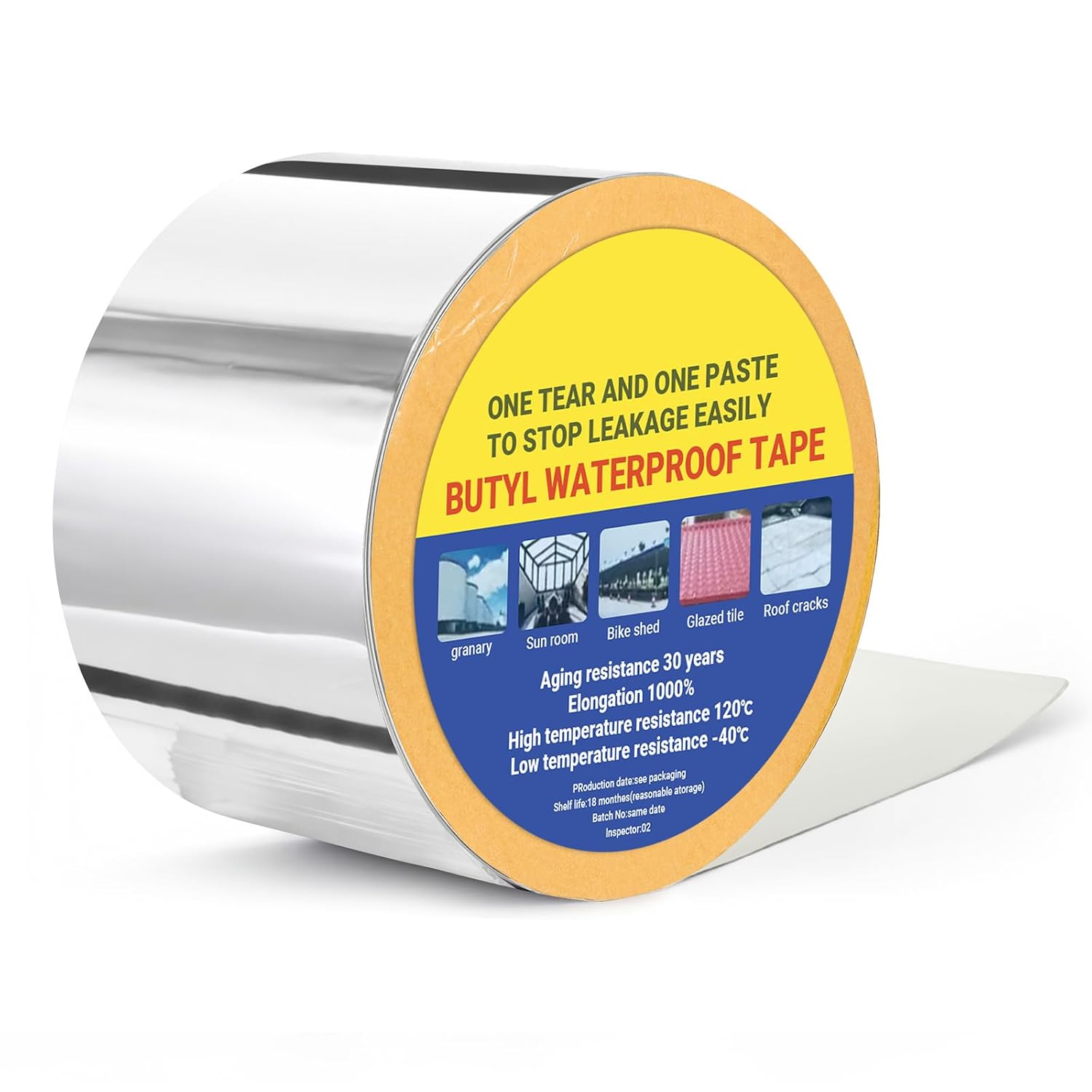 شريط بوتيل 4 بوصة × 100 قدم، ش - مراجعة Roof Sealant Patch وسعره